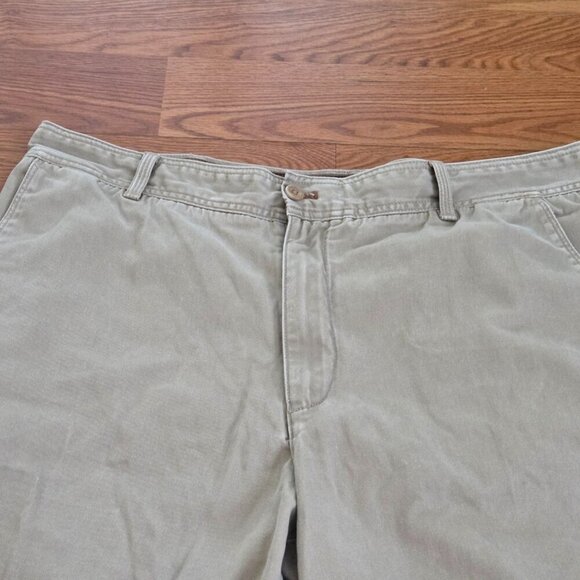 Y2K Vintage Timberland Men's Khaki Baggy Chino Shorts Size W40 Relaxed Skater - Picture 4 of 15